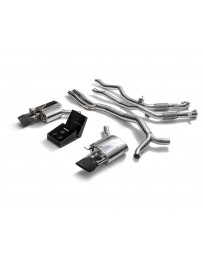 ARMYTRIX Stainless Steel Valvetronic Catback Exhaust System Dual Matte Black Tips Audi RS5 B9 Coupe 2.9 V6 Turbo 17-20