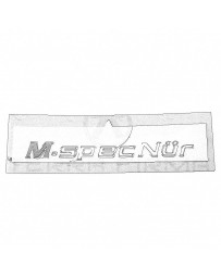 Nissan OEM M-Spec Nur Rear Decal - Nissan Skyline GT-R R34