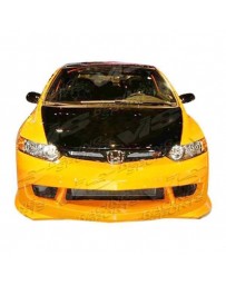 VIS Racing 2006-2011 Honda Civic 2Dr Techno R 2 Rear Lip