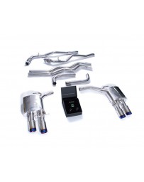 ARMYTRIX Stainless Steel Valvetronic Exhaust System w/Quad Blue Coated Audi A7 C8 2018+