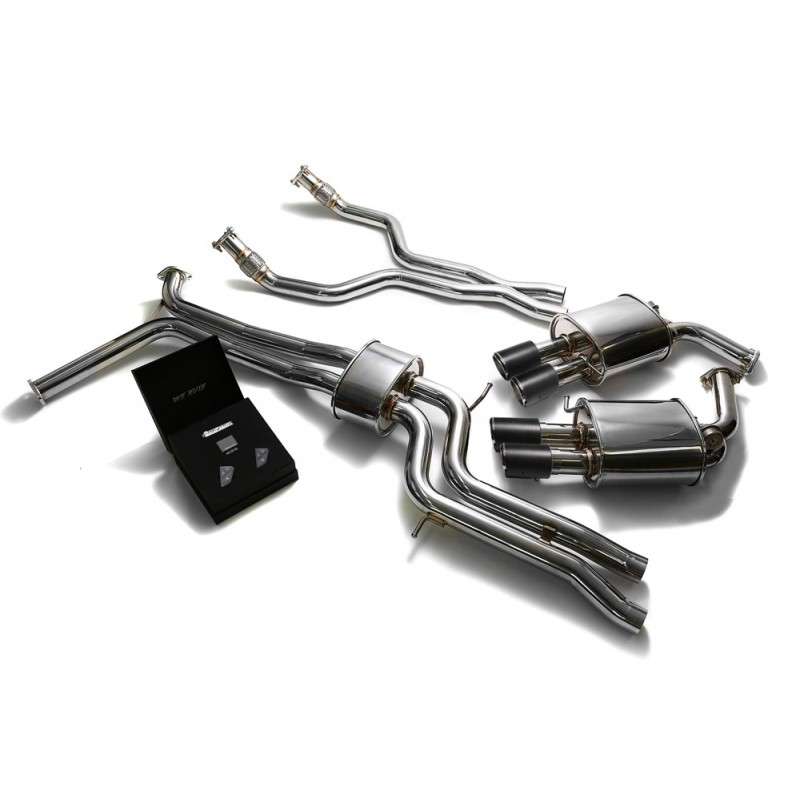 ARMYTRIX Stainless Steel Valvetronic Catback Exhaust System Quad