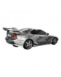 VIS Racing 1992-1996 Honda Prelude 2Dr Invader 4 Side Skirts