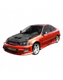 VIS Racing 1996-2000 Honda Civic 2Dr/Hb Techno R 2 Side Skirts