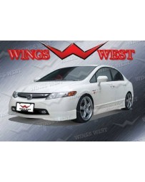 VIS Racing 2006-2011 Honda Civic 4Dr Vip Left Side Skirt Polyurethane