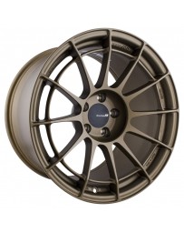 Enkei NT03RR 18x10.5 5x114.3 15mm Offset 75mm Bore Titanium Gold Wheel