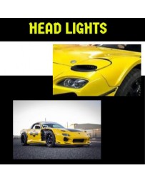 Aim9 GT Mazda RX7 FD3s Headlights ” Air Eyes”