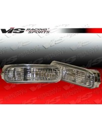 VIS Racing 1993-1998 Toyota Supra Clear Bumper Light Set