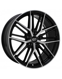 Enkei Phantom 18x8.0 5x112 45mm Offset 72.6mm Bore Black Machined Wheel