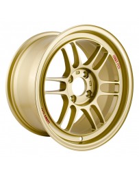 Enkei RPF1 15x8 4x100 28mm Offset 75mm Bore Gold Wheel