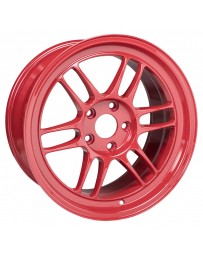 Enkei RPF1 17x9 5x114.3 35mm Offset 73mm Bore Competition Red Wheel