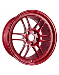 Enkei RPF1 17x9 5x114.3 22mm Offset 73mm Bore Competition Red Wheel