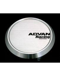 Advan Racing 73mm Flat Centercap - Silver Alumite