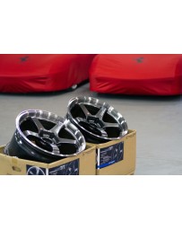 Advan Racing GT 18x12.0 +27 5-114.3 Machining & Racing Metal Black Wheel