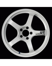 Advan Racing GT 19x9.0+25 5-114.3 Racing White Wheel