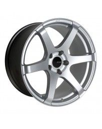 Enkei T6S 18x8 32mm Offset 5x120 Bolt Pattern 72.6 Bore Matte Silver Wheel