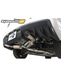 GReddy EVOlution GT 3 Stainless Steel Duel Muffler Catback Exhaust System Mitsubishi EVO X 08-15