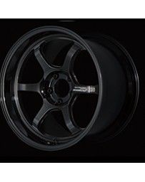 Advan Racing R6 18x7.5 +47 5-114.3 Racing Titanium Black Wheel