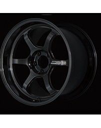 Advan Racing R6 18x8.5 +37 5-114.3 Racing Titanium Black Wheel