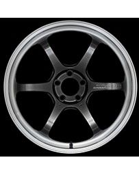 Advan Racing R6 18x9.0 +43 5-114.3 Machining & Racing Hyper Black Wheel