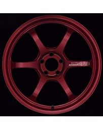 Advan Racing R6 18x11.0 +15 5-114.3 Racing Candy Red Wheel