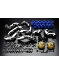 GReddy Twin Airinx AY-SB intake kit for stock frame twin turbos, with 70mm Airflow Meters