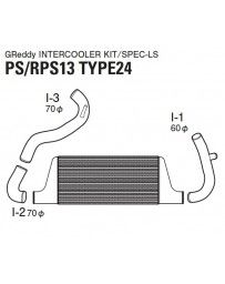GReddy Intercooler Kit Spec-LS Type 24E Nissan Silvia 240SX S13 1994-1998 / 180SX 1989-1998