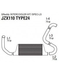 GReddy Type24E LS Intercooler Kit Toyota Mark II JZX110