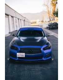 VIS Racing Carbon Fiber Hood GTS Style for Infiniti Q50 4DR 14-18