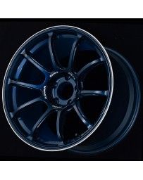 Advan Racing RZ-F2 18x9.5 +12 5-114.3 Racing Titanium Blue and Ring Wheel