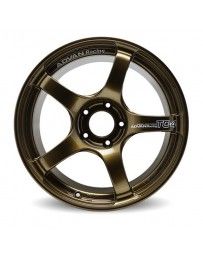 Advan Racing TC4 15x8.0 +28 4-100 Umber Bronze Metallic Wheel (No Ring)