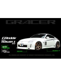 GReddy Gracer Front Lip Spoiler Nissan 350Z 2003-2008
