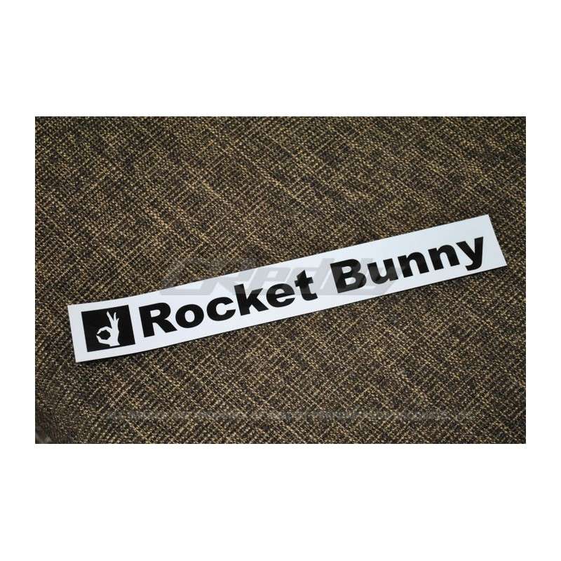 Greddy Rocket Bunny Sticker - White - Torqen