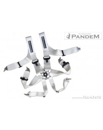 GReddy Pandem Seat Belt Harness - White