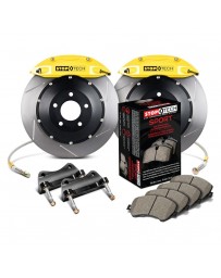 350z Z33 HR StopTech Front BBK ST40 332x32 Slotted Rotors Yellow Calipers