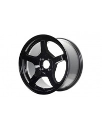 Gram Lights 57CR 15x8.0 +35 4-100 Glossy Black Wheel