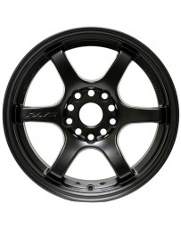 Gram Lights 57DR 18x10.5 +22 5-114.3 Glossy Black Wheel