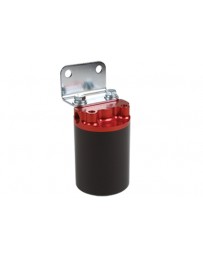 Aeromotive Canister Fuel Filter - 3/8 NPT/100-Micron (Red Housing w/ Black Sleeve)