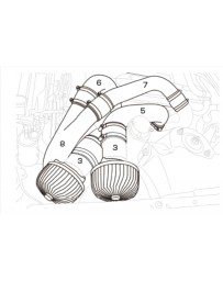 GReddy Intake Kit (Eliminate Airflow Meter) Nissan Skyline GT-R BNR32 / BCNR33/ BCNR33 / BNR34