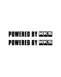 HKS Sticker POWERED BY HKS W200 BLACK