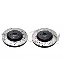 350z StopTech Discs for Brembo brakes - Rear pair - SLOTTED & DRILLED