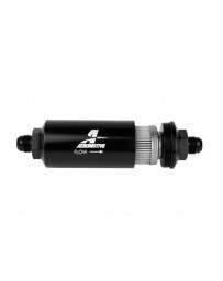 Aeromotive In-Line Filter - (AN -08 Male) 100 Micron Stainless Steel Element