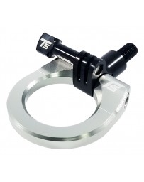 370z Z34 Torque Solution Billet Go Pro Mount Tow Hook Ring Silver