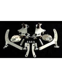FDF RaceShop FORD MUSTANG S197 MANTIS ANGLE KIT With Caster Plates Without On Car Adjustment RAW