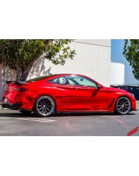 Stillen Side Skirts & Rear Corner, Matte Black - Infiniti Q60 3.0T 17+ CV37