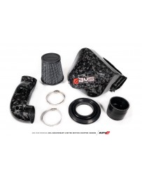 Toyota Supra GR A90 MK5 AMS Performance Chopped CF Cold Air Intake System (Does Not Fit w/ Strut Bar)