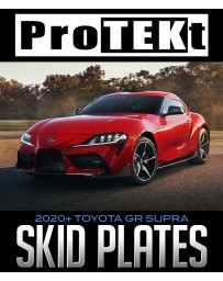 Toyota Supra GR A90 MK5 ProTEKt (All Models) Custom Fit Front Bumper Skid Plates