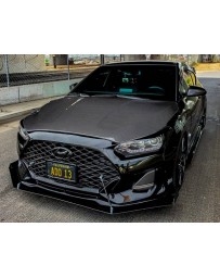 VIS Racing Carbon Fiber Hood OEM Style for Hyundai Veloster 2DR 19-20