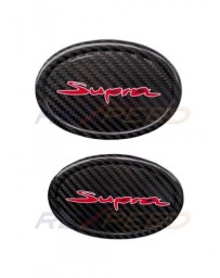Toyota Supra GR A90 MK5 Rexpeed Dry Carbon Emblem Covers