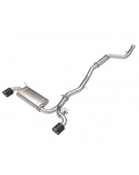 Toyota Supra GR A90 MK5 Takeda 2-1/2" - 3" 304 Stainless Catback Exhaust System w/ Carbon Fiber Tips