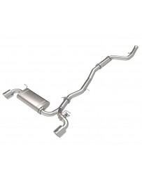 Toyota Supra GR A90 MK5 Takeda 2-1/2" - 3" 304 Stainless Catback Exhaust System w/ Polished Tips
